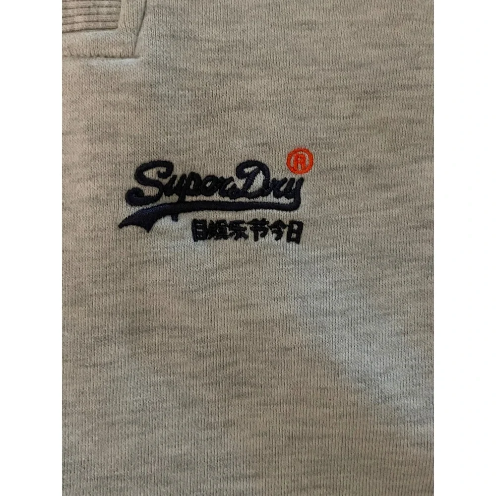Superdry Orange Label Slim Fit Jogger Sweatpants Medium Gray Comfy Casual